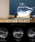 Glass Weather Forecaster Desktop Weather Station Barometer Gift For Women Girlfriend Christmas Birthday Valentine Gift For Her