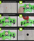 Ultimate 15 Piece Diamond Hole Saw Kit With Double Suction Jig Fits All Sizes From 6 To 50mm For Smooth Drilling On Tile Glass Marble Granite Porcelain And Ceramic Without Slipping Or Cracking In Wet Or Dry Conditions, green suction jig on tile