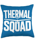 Thermal Soaring Club Glider Throw Pillow For Sailplane Lovers And Tow Crew, Cozy Flight Training Cushion for lounge decor