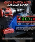 Cordless Rivet Nut Gun For Milwaukee 18V Power, No Battery Included, Brushless Electric Tool For DIYers; quick switch mode