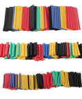 328Pcs Heat Shrink Tubing Kit With 8 Sizes Insulation Tubes For Cable Wire Repair Diy Friendly Shrink Wrap Set In 5 Colors Ultra Handy Electrical Diy Essentials For Quick Fixes displayed in assorted colors and sizes.
