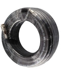 Beefy 15M Flexible Rubber Air Hose Kit Rated 900 PSI coiled black hose with fittings for tire inflation