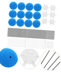 RC Helicopter Landing Gear Training Kit 3 Sets With Prop Ball Landing Gear Training Frame And Sponge Ball Kit components