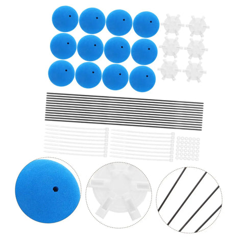 RC Helicopter Landing Gear Training Kit 3 Sets With Prop Ball Landing Gear Training Frame And Sponge Ball Kit components