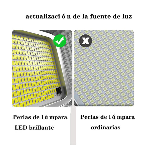 Comparison of bright LED lamp beads versus ordinary lamp beads for JUDYSSY Solar Led Flood Light, Ip67 Waterproof Outdoor Light Villa.