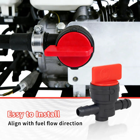 In Line Fuel Shut Off Valve For Small Engines One Quarter Inch Fuel Cut Off Valve Fits Riding Lawn Mowers and more