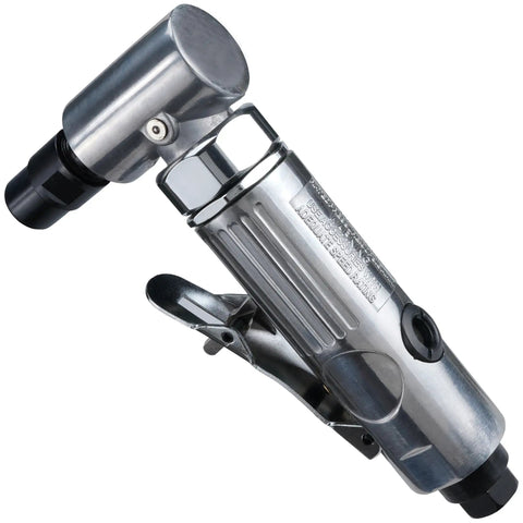 Top Notch Quarter Inch Angle Pneumatic Die Grinder Featuring Slick 90 Degree Head And Killer Variable Speed Control for seamless grinding.