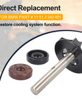 BMW Water Pump Repair Kit For F650GS G650GS With Impeller Shaft And Seals Direct Replacement For F650 Funduro F650GS F650ST And G650 Models Replaces OEM Part 11 51 2 343 451, showing impeller shaft and seals detail