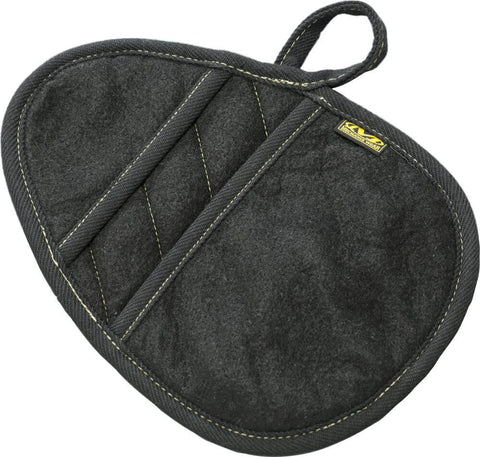 X Pad Suppressor Handler For Tactical Duty Gear With CarbonX Heat And Flame Resistance, Kevlar stitching, and felt shielding in black
