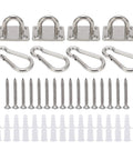Stainless Steel Hook Hanging Kit Heavy Duty Suspension Hardware For Ceiling Yoga Swing Hammock Mount Rust Resistant And Durable