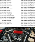 Close-up of Harley engine with Titanium Stud Bolt Nut Kit For Harley Sportster 883 1200 Dyna Softail installed.