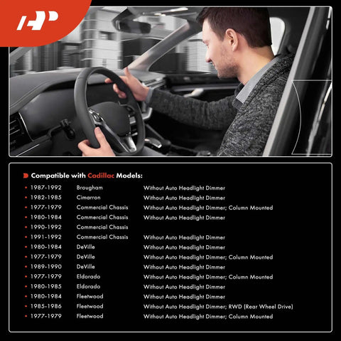 User inside a car monitoring the Heavy Duty Floor Mounted Headlight Dimmer Switch For Classic Chevy And Buick Rides.