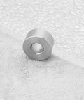 8Pcs 304 Stainless Steel Spacer Sleeves M8 Unthreaded Bushings Gaskets ID 8.2 X OD 20mm, Height 10mm on textured surface