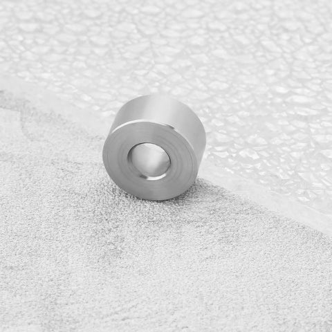 8Pcs 304 Stainless Steel Spacer Sleeves M8 Unthreaded Bushings Gaskets ID 8.2 X OD 20mm, Height 10mm on textured surface