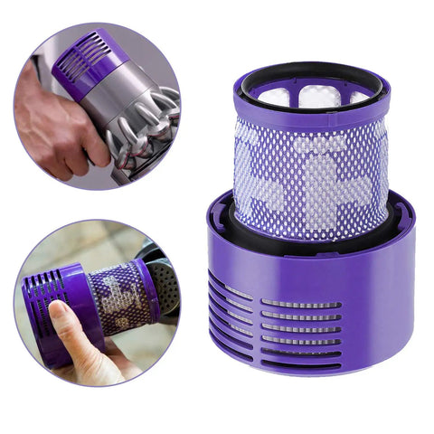 2 Pack Vacuum Filter Replacement For V10 Cyclone Series Including V10 Animal V10 Absolute V10 Total Clean SV12 No Suction Loss