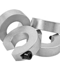 4 Piece Shaft Collars For SBR20 20mm Bore 40mm OD 12mm Thick Aluminum Locking Collars Clamp On With M5 Set Screws Anodized Linear Rail Stop