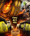 LiME LiNE 2K Clearcoat Automotive Paint Kit with Hardener; two yellow/black acrylic urethane cans and spray gun