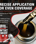 Heavy Duty Neoprene Contact Adhesive With Built In Brush, open can with precision applicator for even coverage.