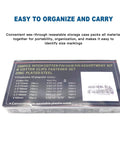 Pro Grade Cotter Pin And Hairpin Pin Assortment Kit 250 Pcs with see-through case for easy storage and organization.