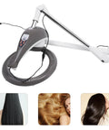 950W Multifunctional Hair Treatment Machine With 360 Degree Rotating Heating Ring Wall Mount Orbiting System For Salon Spa Use And Home Pro Grade Deep Conditioning Perming Treatment Grey