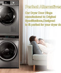 Heavy Duty Dryer Door Hinge Replacement Compatible With Lg And Kenmore Models Easy Install Latch Bracket shown with modern laundry appliances.