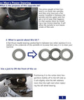 Beefed Up Front Wheel Bushing Replacement With Bearings For Craftsman Riding Mowers installation guide showing component details