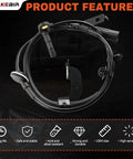 Top Tier Plug And Play Front Abs Wheel Speed Sensor Pair For Jeep Compass Patriot Dodge Caliber Knockout Performance features highlighted.