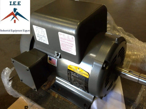 5 Horsepower Single Phase Industrial Electric Motor With 184T Frame 230 Volt 60 Hertz Heavy Duty L8430T Model in warehouse