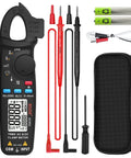 Pro Grade 1mA Resolution DC Clamp Meter True RMS Digital Multimeter with accessories and carrying case