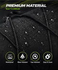 Bike Handlebar Bag For Trek Allant Plus 8 And Allant 7.4 Alpha 2.3 Waterproof Front Storage Pouch material with rain droplets.