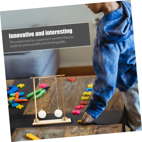 Child using Two Piece Floating Ball Physics Experiment Kit For Classroom Science Hands On Learning Tools For Students And Teachers Safe Materials Engaging Fun Science Teaching Aid.