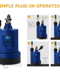 1/4 HP Submersible Water Pump Portable Thermoplastic Utility Pump for Easy Water Removal Perfect for Basements, Crawl Spaces