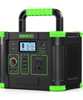 Front view of Portable Power Station 300W With 288Wh Lithium Battery 60W USB C PD Fast Charging, showing AC and USB ports.