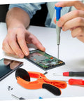 Phone Screen Opening Tool Kit With Suction Cups And Pliers For Quick Screen Repairs Durable Removal Clamp Set For DIY Disassembly And Safe LCD Glass Replacement shown with phone disassembly in progress.