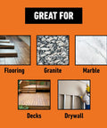 Ultimate Heavy Duty Construction Adhesive 9 Oz Cartridge White 100 Percent Waterproof Instant Grab Paintable Indoor And Outdoor Use For Demanding Repairs for flooring, granite, marble, decks, and drywall
