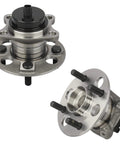 Rear Wheel Hub And Bearing Assembly Pair 512370 For Toyota Yaris 2006-2014, Prius C 2012-2015, Scion iQ EV 2013