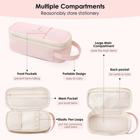 All-In-One Student Stationery Kit with Pencil Case compartments for effective organization of school supplies