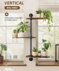 Heavy Duty Wooden Three Tier Window Sill Plant Stand Featuring A Smooth Rotating Rack To Show Off Your Houseplants And Clear Up Space Without Breaking A Sweat Today, displaying potted plants on shelves.