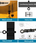 Collage showing Five Pack 3 Inch Black Eye Bolts With Nuts Washers and Drill Bit T316 Stainless Marine Grade Beefy Heavy Duty Eyebolts