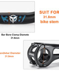 Trail Ready 31.8mm MTB Riser Handlebar 780mm Wide Aluminum Alloy Bar showing 31.8mm clamp compatibility with black finish