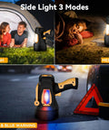 Rechargeable 2,000,000 Lumen Spotlight Flashlight With COB Light Beast Mode Bright Foldable Tripod Handheld Outdoor Searchlight