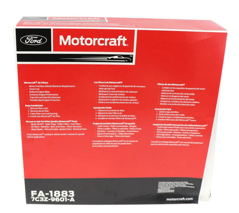 Box of Engine Air Filter OE Replacement For Ford Expedition F-150 Super Duty And Lincoln Navigator Mark LT No Fuss Install
