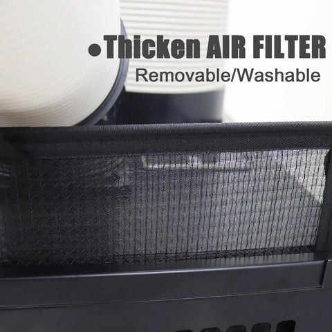 Thicken AIR FILTER of Pro Grade Heavy Duty Industrial Spot Cooler And Portable Commercial Air Conditioner, removable and washable.