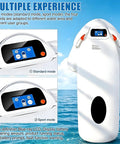 Electric Hydrofoil Surfboard For Grownups, Dual Mode Motorized Jetboard With Four Speed Levels, control display on water