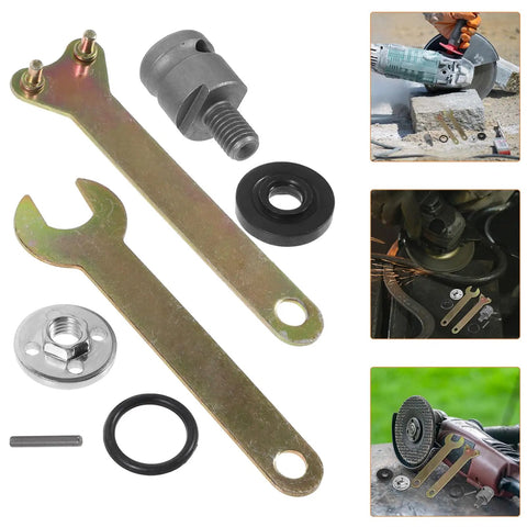 Heavy Duty Electric Drill Adapter Angle Conversion Kit Real Deal Nut Wrench For Grinding Bolt Work Compatible With Major Brand Power Tools Easily Essential Gear For DIY Pros Who Want To Crush Projects Without Stress Or Spending Crazy Money At All, metal parts