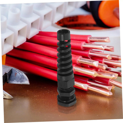 Ten Pack Adjustable Cable Connectors Kit Nylon Cable Gland Strain Relief Joints For Control Panels And Junction Boxes Durable