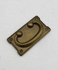 Retro Rectangle Pull Handles With Screws For Furniture Cabinet Drawer Bookcase Wardrobe Antique Bronze Zinc Alloy 4 Pieces