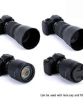 Go-To Lens Hood Shade Protector For Canon RF 100-400mm F5.6-8 IS USM And EF 70-300mm F4-5.6 IS II USM Replaces ET-74B