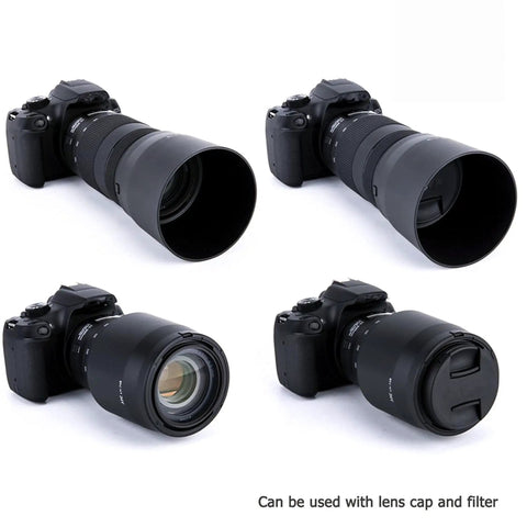 Go-To Lens Hood Shade Protector For Canon RF 100-400mm F5.6-8 IS USM And EF 70-300mm F4-5.6 IS II USM Replaces ET-74B