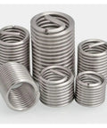 Fine Thread Repair Insert Kit For M6 To M16 In 304 Stainless Steel Helicoil Bushing Includes M6x0.75 To M16 Thread Sizes Five Piece Set